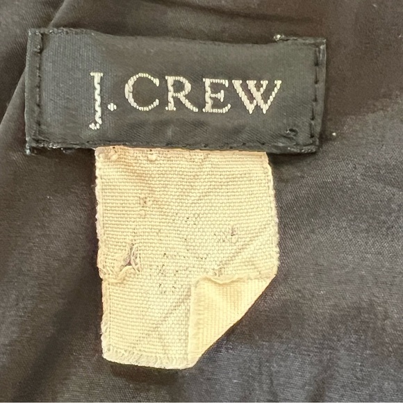 Y2K J.Crew Black Midi Dress V-Front & Back size 6 8 M Fit & Flare - Picture 9 of 15